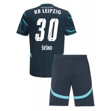 RB Leipzig Benjamin Sesko #30 Tredjedraktsett Barn 2024-25 Kortermet (+ korte bukser)